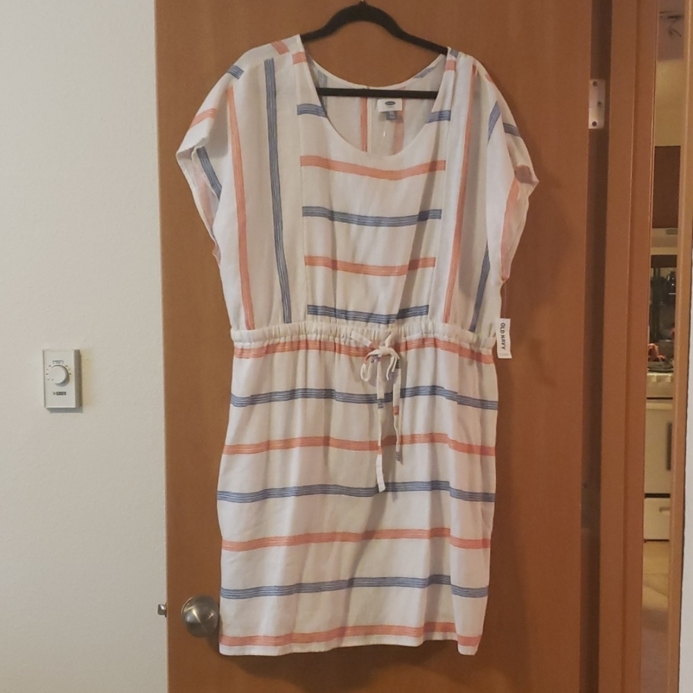 Cute Woven cotton tunic dress